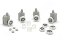 Zestaw 4 x rolka dolna D04-1/Z1 23mm + kółka 23mm + 4 odbojniki