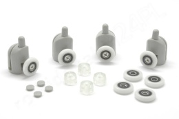 Zestaw naprawczy 4x Rolka 4x kółko 4x odbojnik