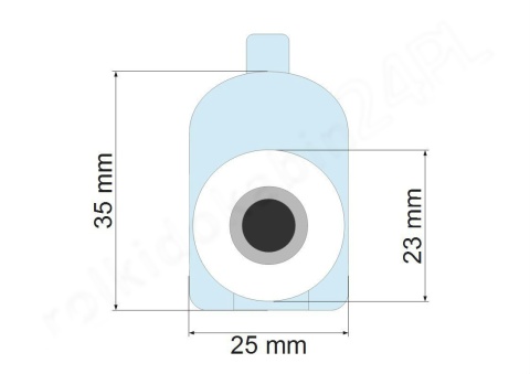 Zestaw naprawczy 4x Rolka 4x kółko 4x odbojnik Zestaw naprawczy 4x Rolka 4x kółko 4x odbojnik
