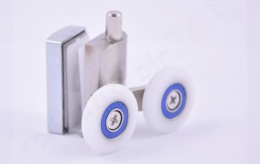 Rolka dolna podwójna D08-1 25mm metal