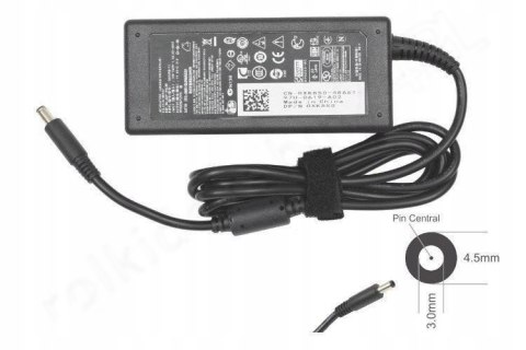 Oryginalny zasilacz Dell 19,5V 2.3A 45W 4,5x3,0 Oryginalny zasilacz Dell 19,5V 2.3A 45W 4,5x3,0